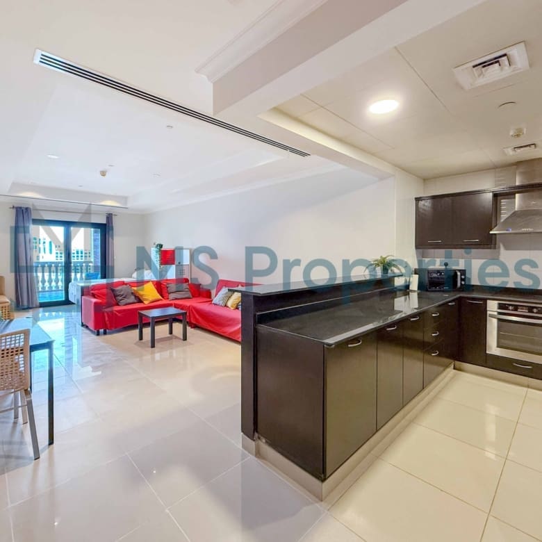 Charming Studio Furnished | Perfect Balcony Marina View