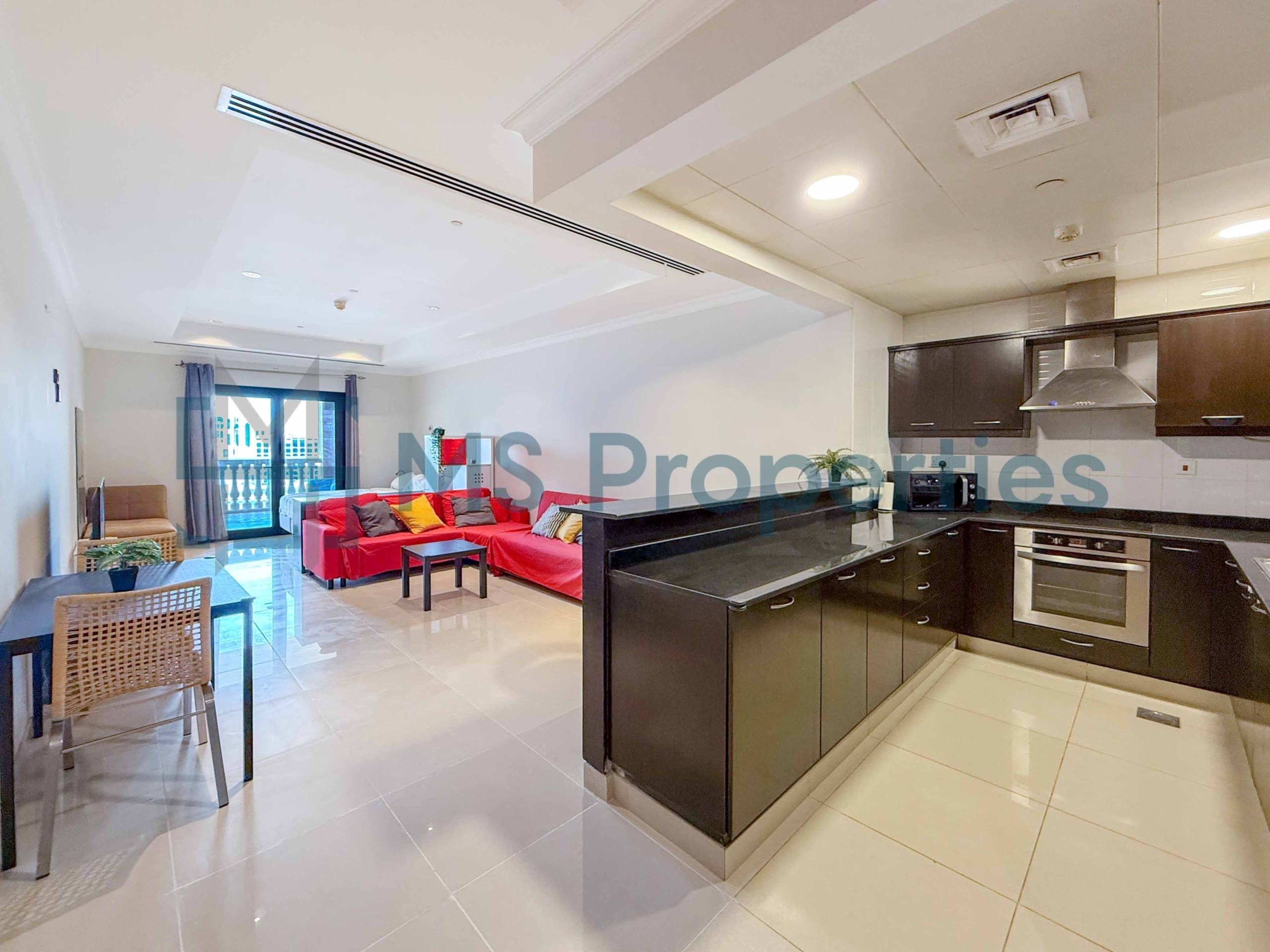 Charming Studio Furnished | Perfect Balcony Marina View