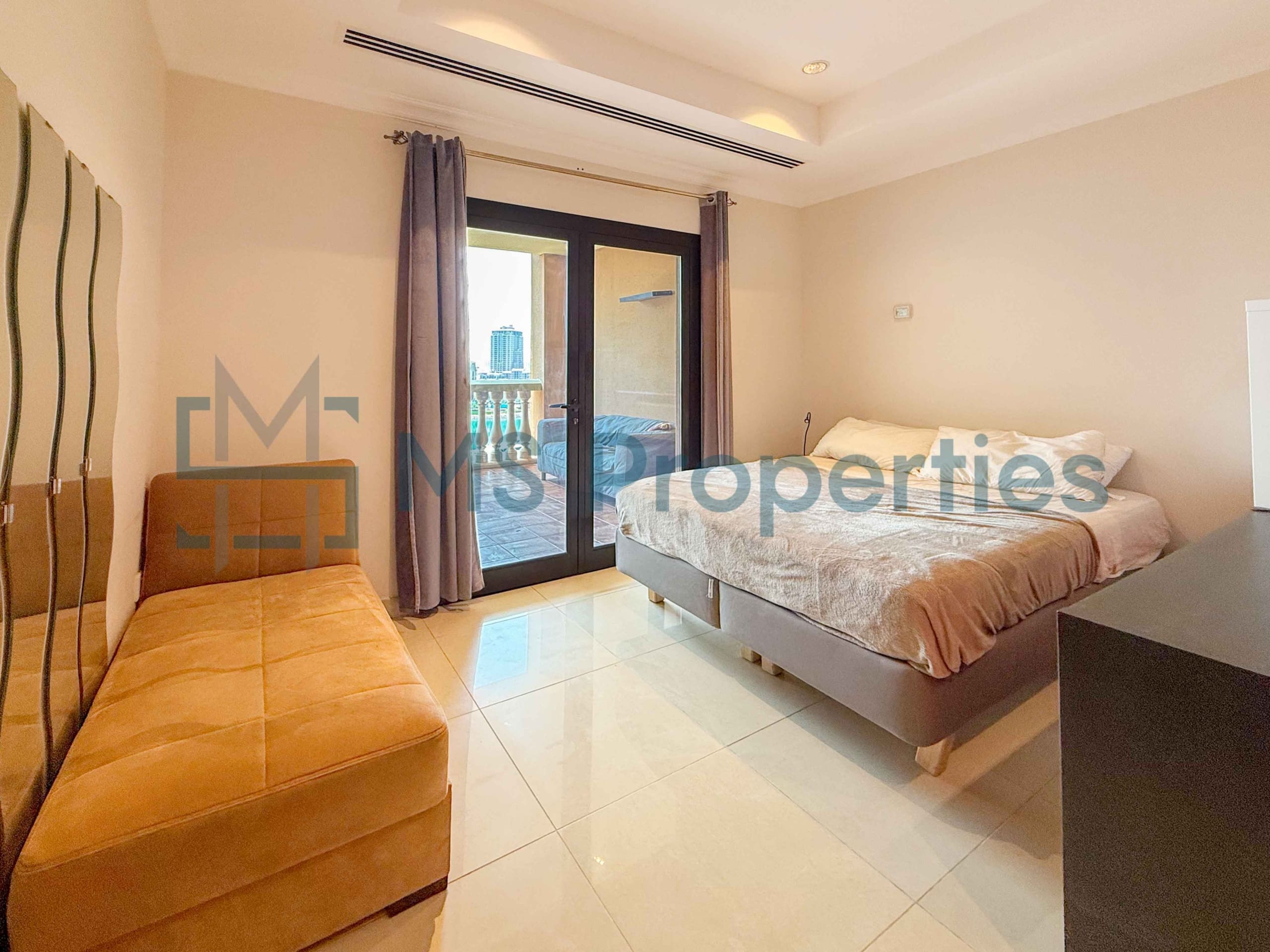 Charming Studio Furnished | Perfect Balcony Marina View