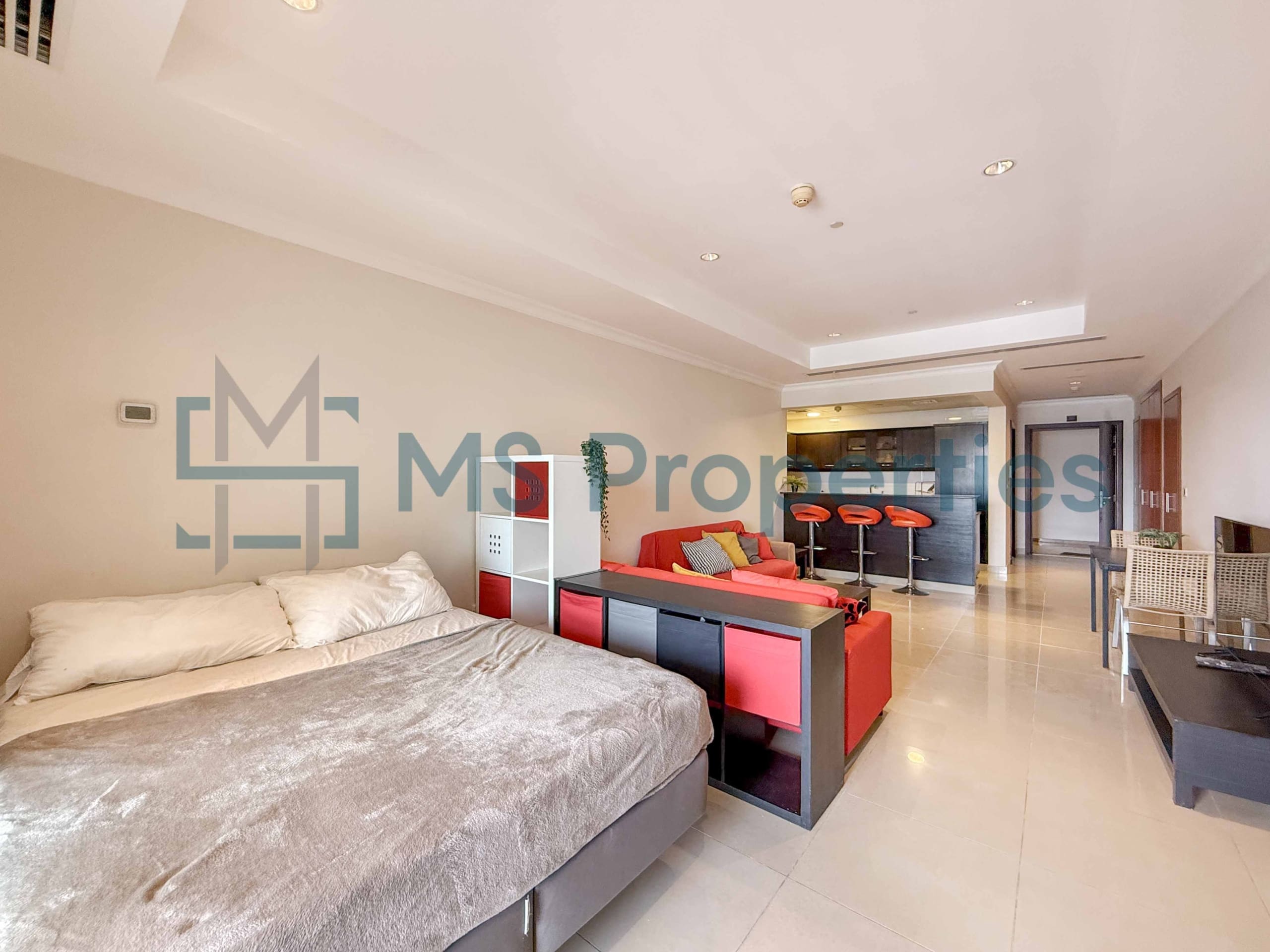 Charming Studio Furnished | Perfect Balcony Marina View
