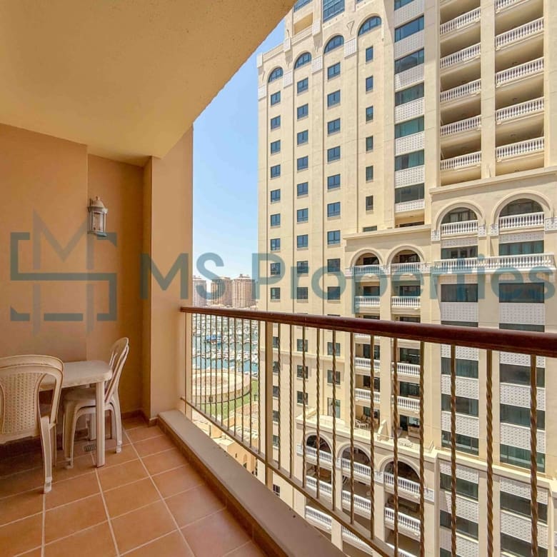 Premium 1BHK + Office Furnished w/ Perfect Balcony