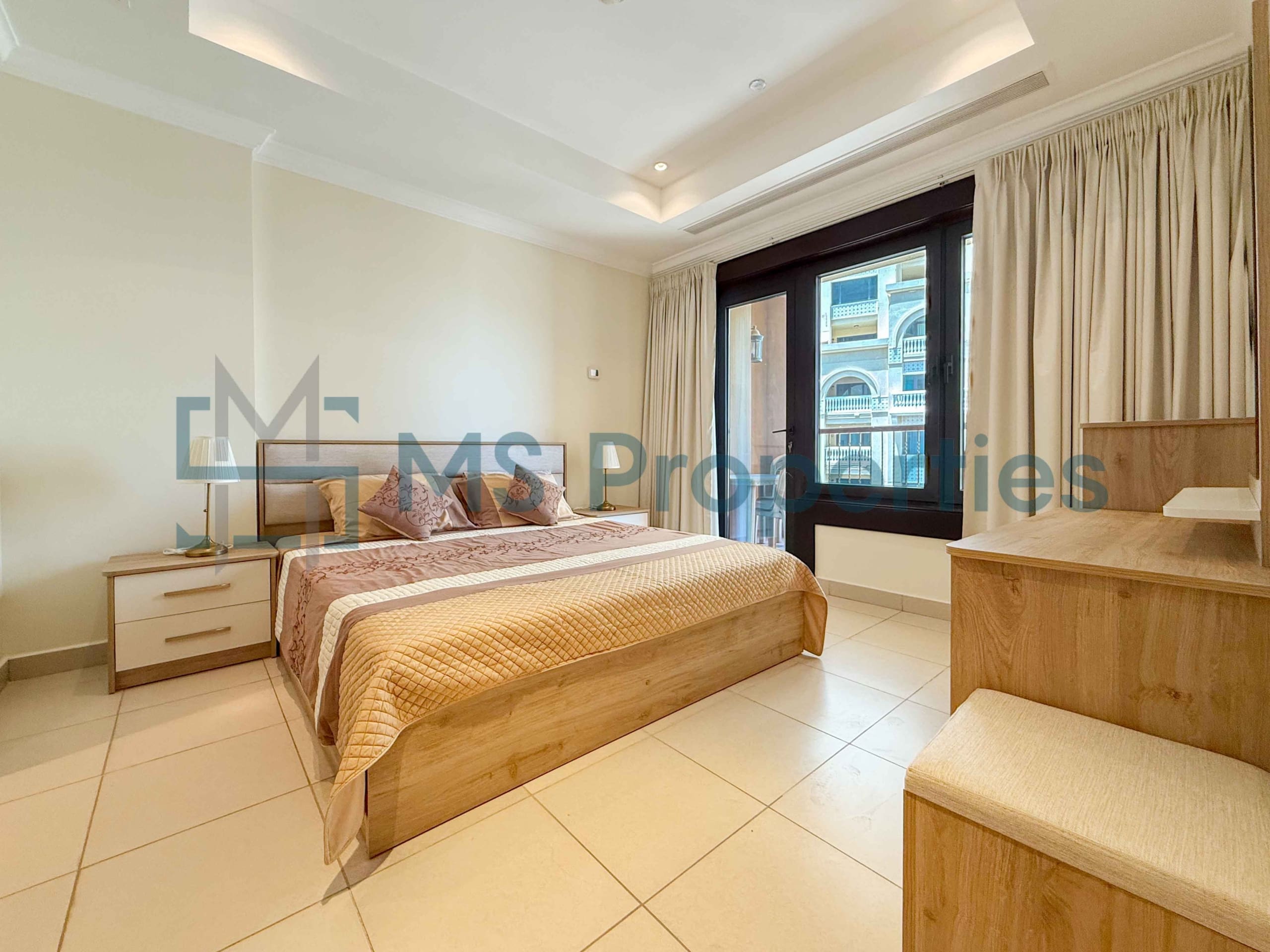 Premium 1BHK + Office Furnished w/ Perfect Balcony