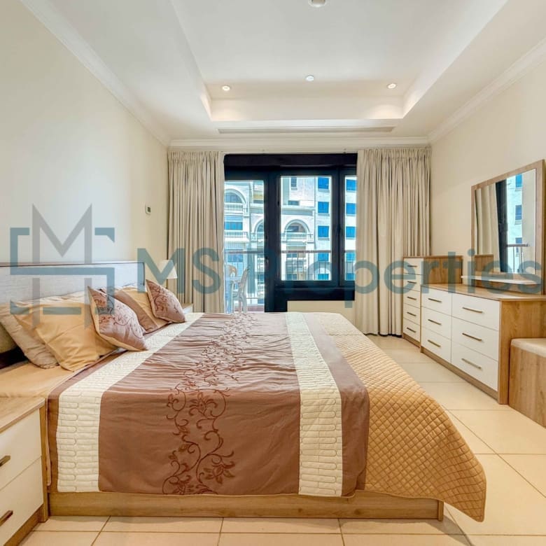 Premium 1BHK + Office Furnished w/ Perfect Balcony