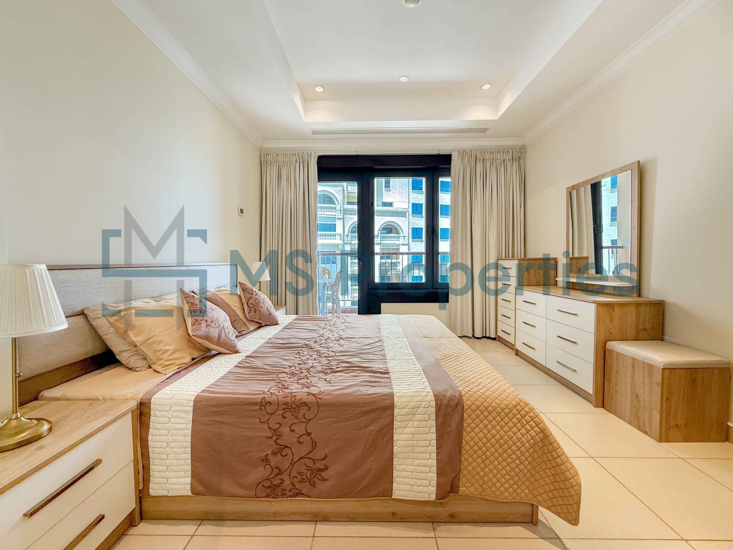 Premium 1BHK + Office Furnished w/ Perfect Balcony