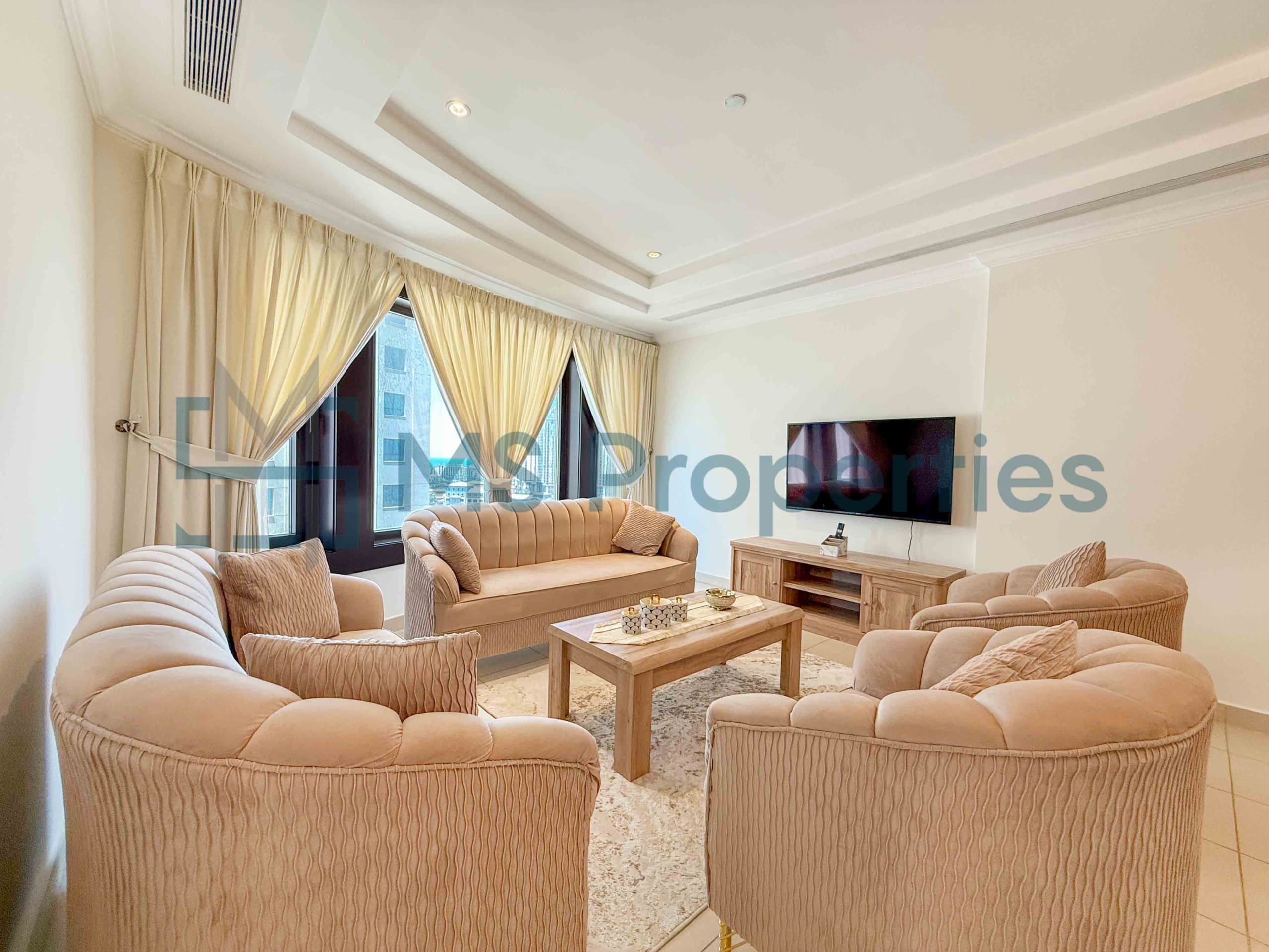 Premium 1BHK + Office Furnished w/ Perfect Balcony
