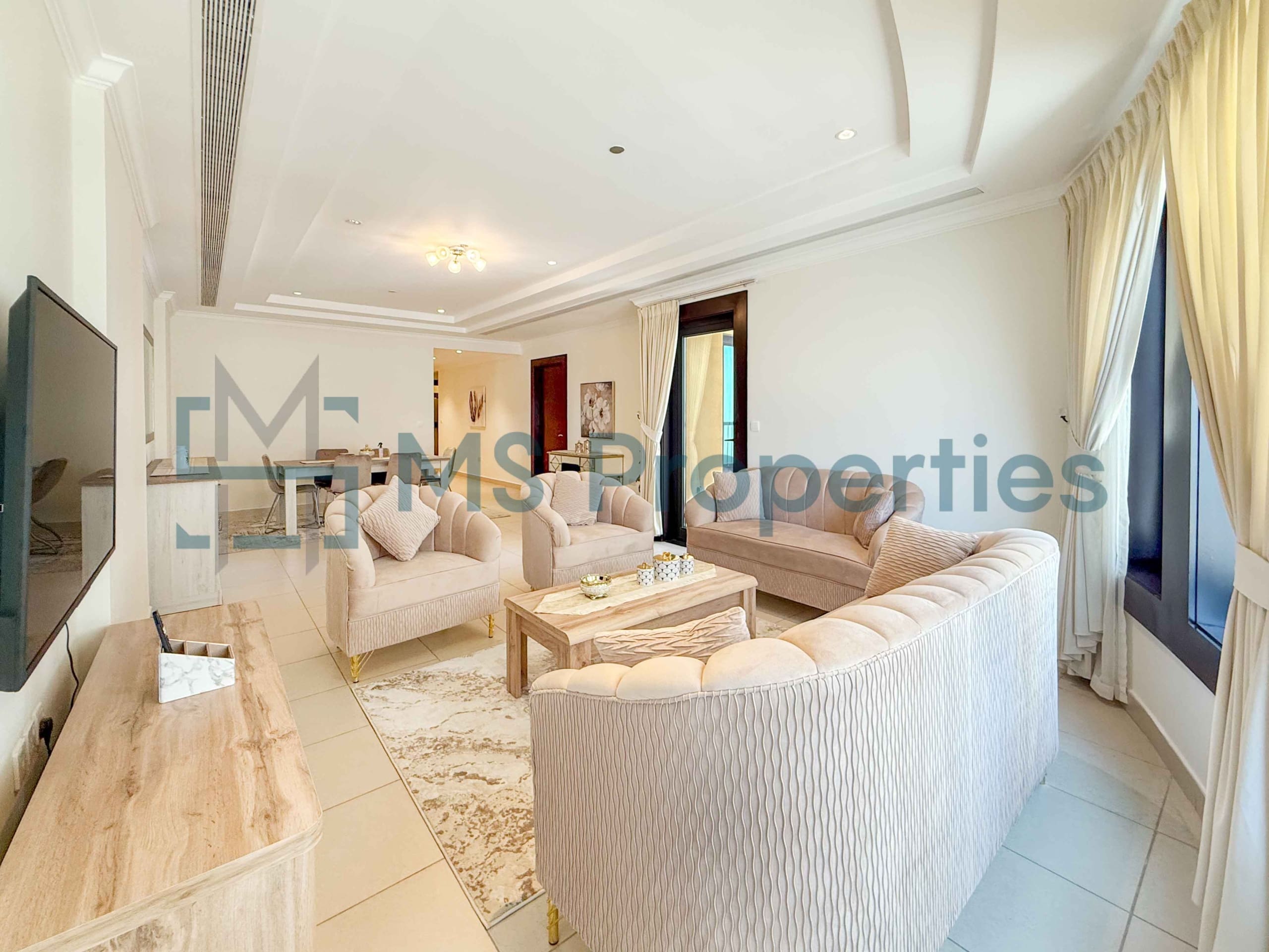 Premium 1BHK + Office Furnished w/ Perfect Balcony