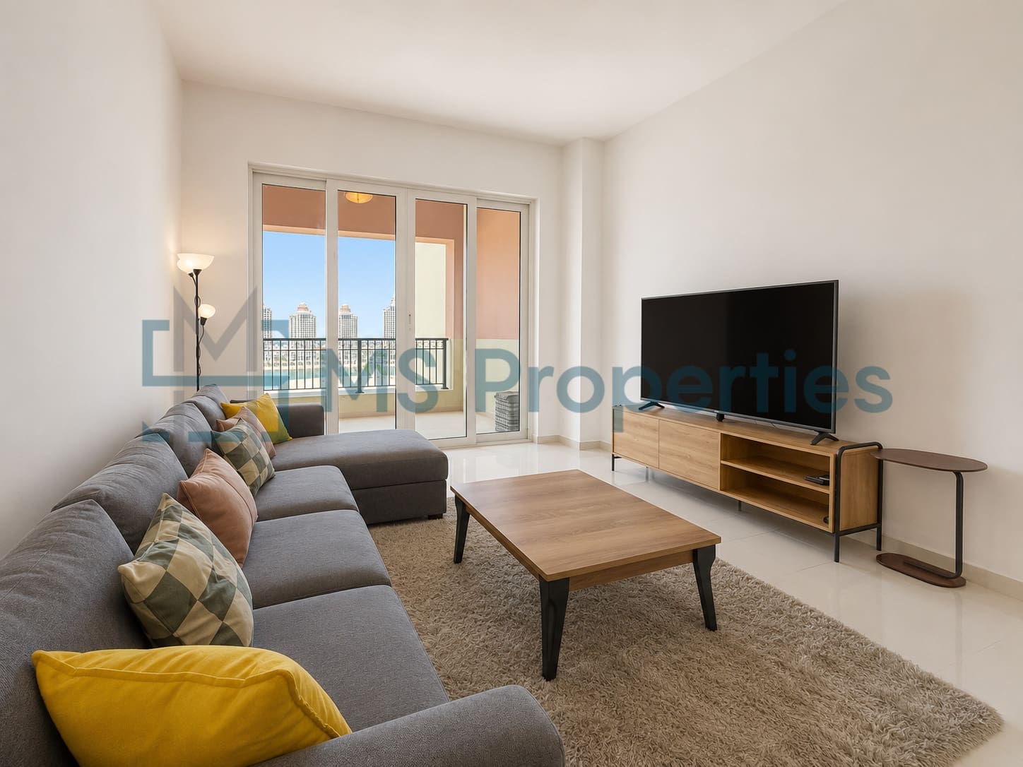 Bright and Clean 1BHK with Balcony Amazing Marina View