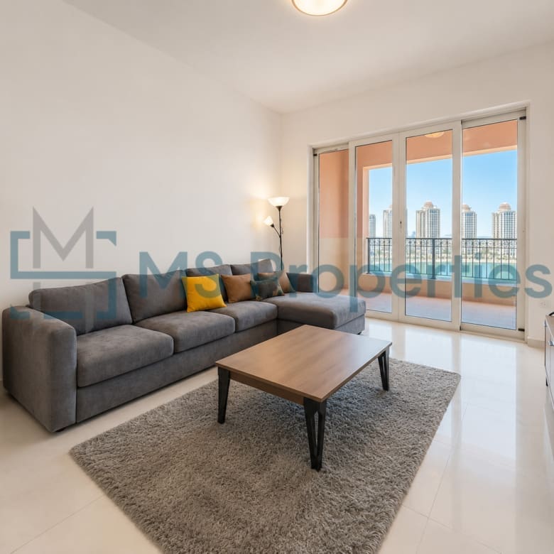 Bright and Clean 1BHK with Balcony Amazing Marina View