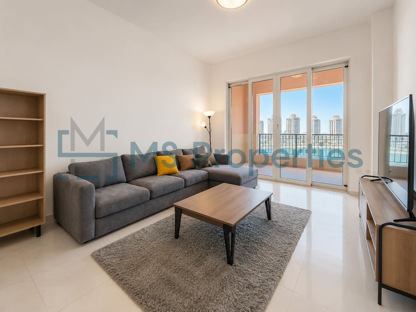 Bright and Clean 1BHK with Balcony Amazing Marina View
