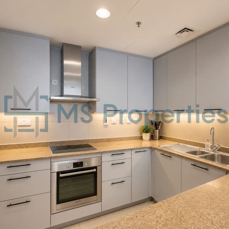 Bright and Clean 1BHK with Balcony Amazing Marina View