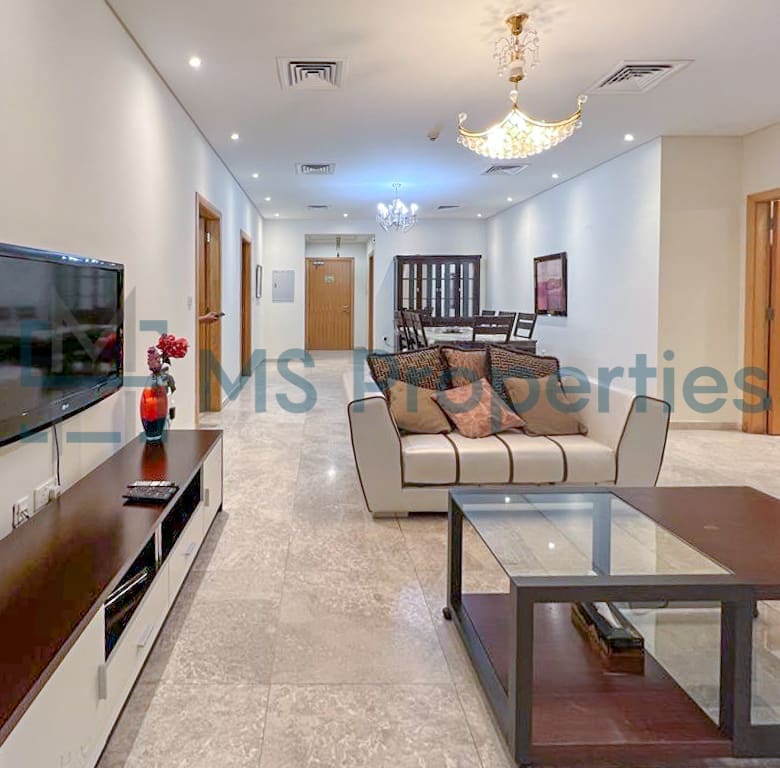 Elegant Furnished 2BHK | Sea View | Access Pool+Gym